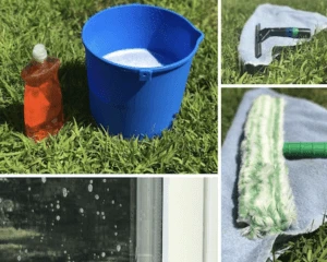 How to clean a window