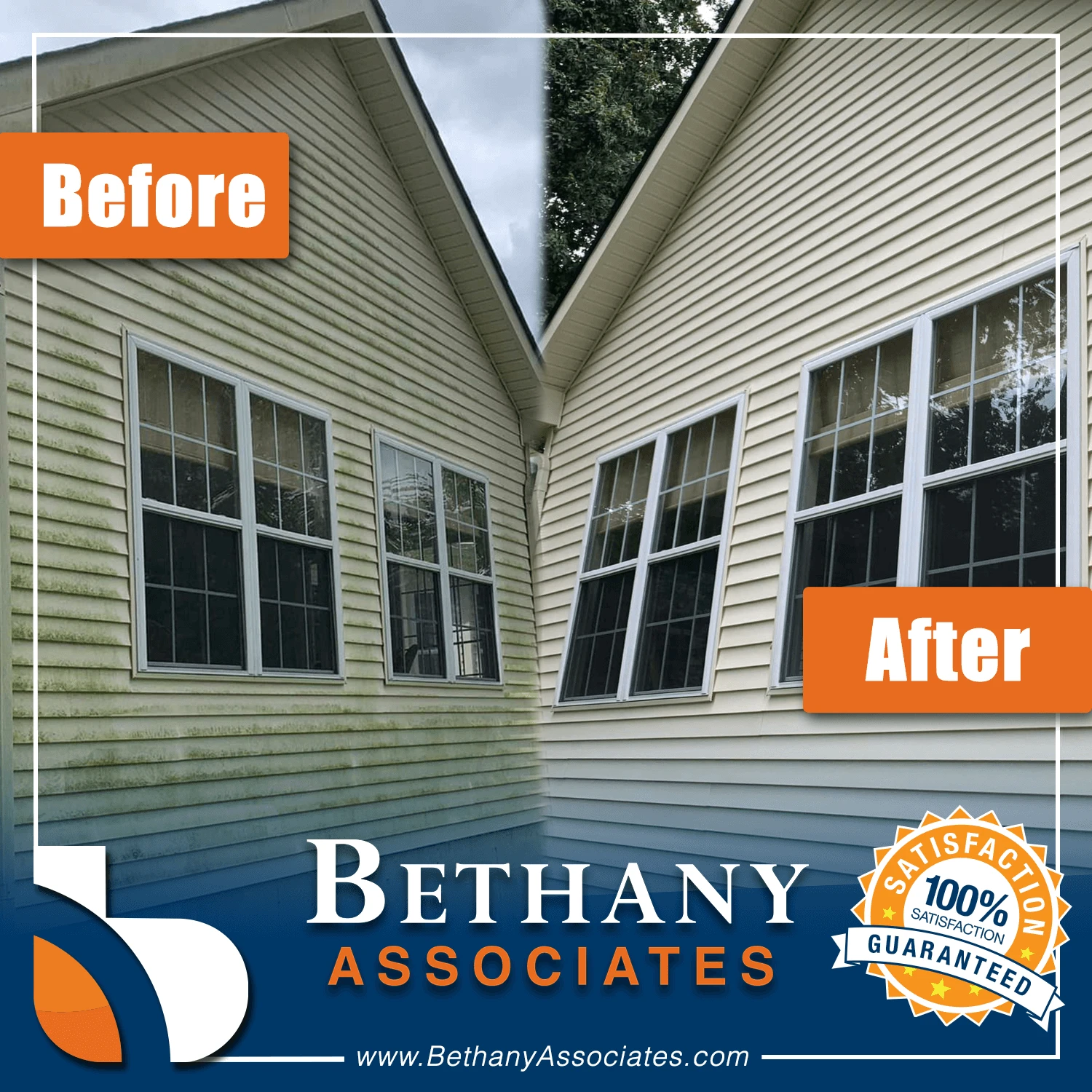 before and after view
