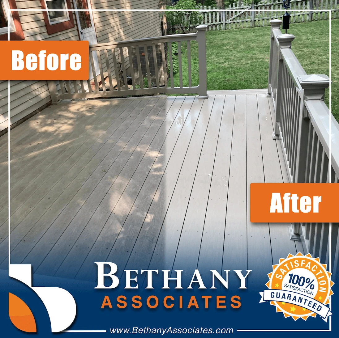 Deck cleaning
